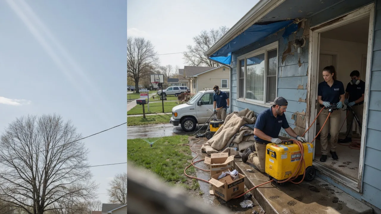 Basement Flood Cleanup in Minonk, IL near me